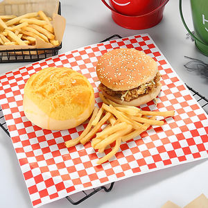 Hojas de Papel Deli Resistentes al Aceite Personalizadas, Papel para Envolver Alimentos, Papel Desechable Antigrasa para Hamburguesas - Product Image 1