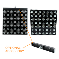 Lumière de scène IP65 7*7*10W blanc chaud LED Pixel Light 49pcs LED matrice de fond Pixel panneau barre lumineuse Concert fête mariage Dj