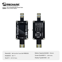 Testeur de fente de carte SIM en métal MECHANIC SIM-T1, test de résistance double SIM pour réparation de téléphones mobiles