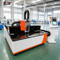 Découpeuse laser à buse unique NJBOST pour aluminium, laiton, acier inoxydable, machine de découpe laser CNC à fibre industrielle 3000W