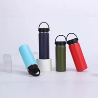Bouteille isotherme Kecolove à double paroi, plusieurs capacités, avec logo personnalisé, poignée, anti-fuite, pour sport, vente en gros