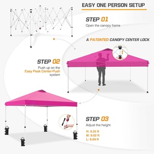 Sunshine <b>Tents</b> for Events Custom <b>Tent</b> with logo 10 X 10 <b>Canopy</b> <b>Tent</b> Outdoor Waterproof Printed Event <b>Canopy</b> <b>Tent</b> Trade Show pink - Product Image 4