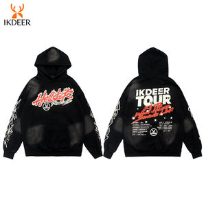 <span class=keywords><strong>Felpa</strong></span> con Cappuccio Oversize con Grafica Effetto Acid-Wash, Abbigliamento Streetwear da Uomo |   <span class=keywords><strong>Felpa</strong></span> con Cappuccio Personalizzabile con Stampa Retro Tour + Design Braccio Fiammeggiante - Product Image 1