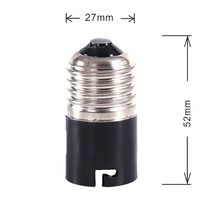 Adaptateur de base de lampe E27 vers B22, convertisseur de connecteur