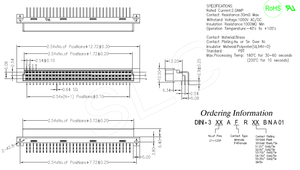 Connecteur DIN 41612 Euro mâle 4 rangées 32 broches 12Pin connecteur de bornes à angle droit - Product Image 2