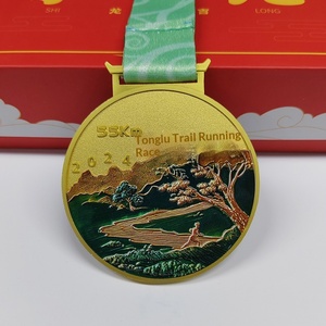 Medallas Metálicas Personalizadas para Eventos Corporativos, Escolares y <span class=keywords><strong>de</strong></span> Maratón, <span class=keywords><strong>Premios</strong></span> <span class=keywords><strong>de</strong></span> Honor en Oro, Plata y Bronce, Diseño Creativo y Gratuito - Product Image 4