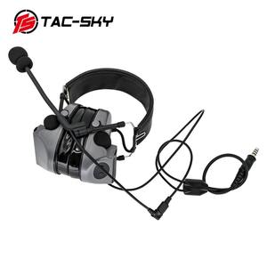 Accessoire pour casque tactique TS TAC-SKY Y-line Version longue avec microphone <span class=keywords><strong>Comtac</strong></span> et U94 Ptt pour les cache-oreilles de tir tactique - Product Image 6