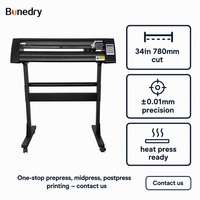 Presse à chaud KH-870A, découpeuse de vinyle 34 pouces (870 mm) avec alimentation 780 mm, moteur pas à pas, Signmaster pour autocollants, décalcomanies, HTV et fabrication de signalétique