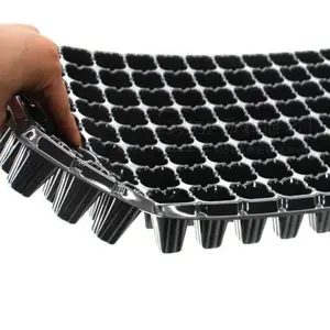 Polystyrene plastic flat seed plant grow hydroponic tray