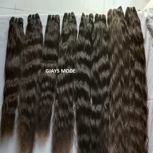 高品質のビーチウェーブ南インドの髪100% カッターアライメント深い柔らかい波人間の髪の延長