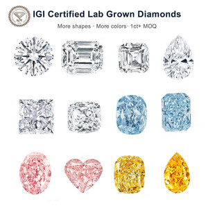 IGI chứng nhận màu hồng phòng thí nghiệm kim cương 0.5ct-5Carat Emerald Shaped tuyệt vời & tốt cắt rạng rỡ cắt hình bầu dục cho đồ trang sức mỹ làm - Product Image 6