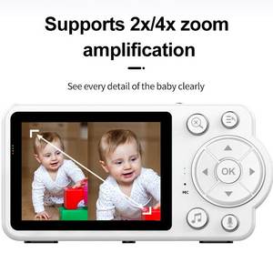 Caméra de surveillance pour bébé sans fil avec vision nocturne infrarouge d'usine, alimentée par batterie C8, pas besoin de Wifi, avec caméra et <span class=keywords><strong>audio</strong></span> - Product Image 2