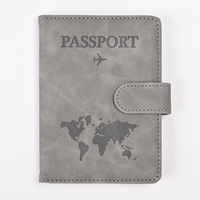 XR 2026 Nuevo Porta Pasaportes Multifuncional Anti-Magnético RFID de PU Rosa/Gris con Cambio de Color, para Boletos/Tarjetas, Directo de Fábrica