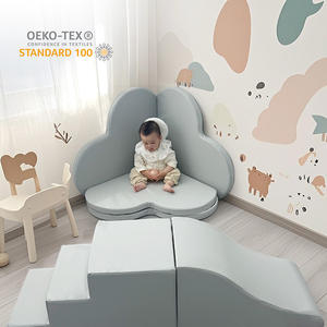 Blocchi da Arrampicata per Bambini in Morbida Pelle PU Personalizzati OEM, 8 Pezzi, Strutture da Arrampicata in Schiuma per Bambini, Palestra da Gioco per Interni - Product Image 4