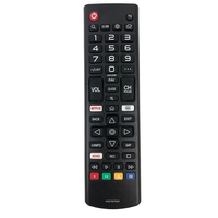Control Remoto Universal IR para TV de Alta Calidad con Código Fijo AKB75675304, con Batería AAA, Alcance de 10 m, 38 KHZ, para Smart TV
