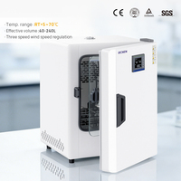 LICHEN DHP 35L-125L Laboratory Constant Temperature Incubator 70C PID Digital Microbiological Incubator with Glass Inner Door