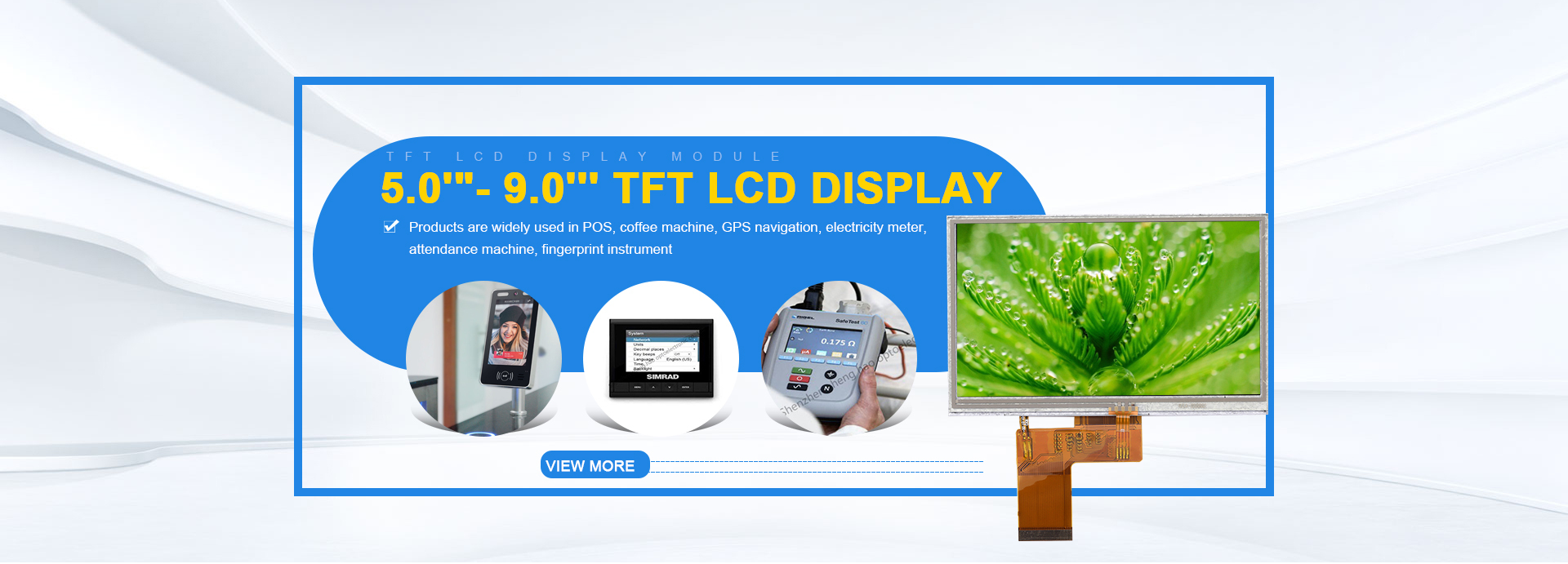 Interface RVB Affichage 4.3 Pouces Vraiment Transflec TFT RTP LCD Avec 480x272 Écran 4.3 pouces module d'affichage