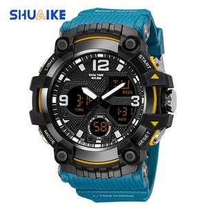 SHUAIKE 1094 Nouvelle Arrivée Fabricant Chinois Montre Sportive Numérique Homme Pas Cher Montre Analogique en Plastique Montre à Quartz pour Homme - Product Image 1