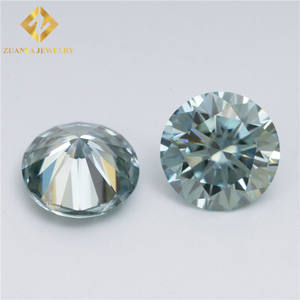 Fancy Cut Heart Princess Radiant Oval <span class=keywords><strong>Pera</strong></span> Emerald Cut GRA Certificado Moissanite Loose <span class=keywords><strong>Blue</strong></span> Green Color Moissanite - Product Image 5