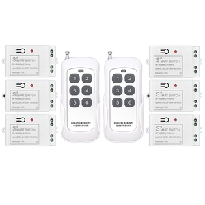 1-8 KEY điều khiển từ xa chuyển đổi RF đa kênh mô-đun điều khiển truy cập DC chiếu sáng không dây điều khiển từ xa 10-50m phạm vi - Product Image 1