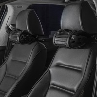 Nouveau coussin de soutien du cou de siège de voiture en forme de C EVA oreiller de Traction de tête de voiture avec oreillers de fonction de Massage du cou oreiller de Massage de voiture