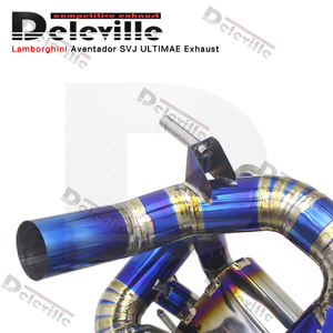 Système Catback Race Sport pour Lamborghini Aventador SVJ/Ultimae LP780/LP 780-4 2021 + Tuyau de silencieux en titane à valve Section arrière - Product Image 4