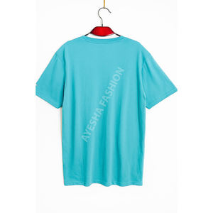 เสื้อยืดผู้ชายผ้าฝ้ายคุณภาพสูง ทรงปกติ ไซส์ใหญ่ ไม่เป็นขุย แห้งเร็ว แฟชั่น ขายส่ง ทนทาน ถักอย่างดี - Product Image 2