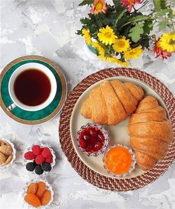 <span class=keywords><strong>Sottopiatti</strong></span> per Matrimoni <span class=keywords><strong>in</strong></span> Juta 100% Naturale, Supporti Decorativi <span class=keywords><strong>in</strong></span> <span class=keywords><strong>Vimini</strong></span> e Bambù, Colore Marrone Scuro - Product Image 3