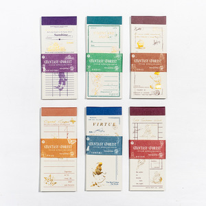 30 hojas por paquete, Serie Bosque de Fantasía, papel para diario con temática de cuentos de hadas y estampado en lámina. - Product Image 5