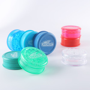 Wholesale Portable Plastic Hand-<b>Twist</b> Tobacco Grinder Simple Style Tobacconist Shredder Lighters & for Smoking Accessories - Product Image 1