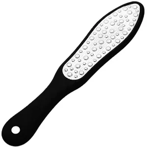 Lime à pied électrique sèche et humide lime à pied en acier inoxydable double face appareil de pédicure pour les soins de la peau des pieds