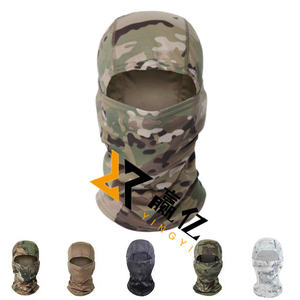 Hzo-18067 Bandana syal Wajah Pria Wanita, penutup telinga Balaclava leher gaiter masker motor untuk debu olahraga luar ruangan - Product Image 1