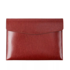 Carpeta de negocios A4 de cuero PU, suministros de oficina, bolsa de documentos Vintage, organizador de archivos - Product Image 6