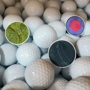 Venda quente Personalizar Logo Torneio Bolas De Golfe Bola De Três Peças