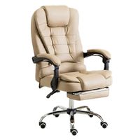 Offres Spéciales cuir orange grande roue en silicone meilleure chaise de bureau ergonomique