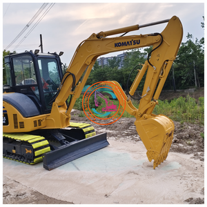Pelleteuse d'occasion komatsu pc55 5.5 tonnes pelleteuse d'occasion japonaise originale à Shanghai Yard Livraison mondiale - Product Image 3