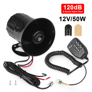 Bocina para Auto 12V 50W 120dB con 6 Sonidos de Alarma y Control Remoto para Vehículos - Product Image 4