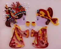 Bandes de papier pour quilling aux couleurs vives, assortiment pré-découpé, marque OEM, fabriqué en Chine, JIA, artisanat en papier 3D, fournitures de bureau et scolaires