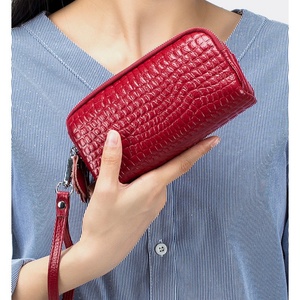 Boshiho Women Clutch <b>Wallet</b> Fashion Leather Long Purse Ladies Cell Phone <b>Wallets</b> Genuine Leather Wrist <b>Wallet</b> - Product Image 6