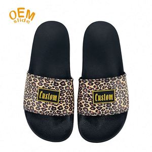 Lo último 2022, sandalias de goma deslizantes para hombre, zapatillas originales de alta calidad con logotipo de marca, zapatos de plataforma de verano personalizados, moda para mujer - Product Image 1