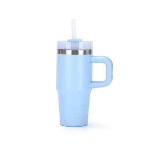 Vaso de Acero Inoxidable 304, Resistente al Frío, con Asa, Portátil, para Uso en Automóvil, Diseño Estilo Americano, Gran Capacidad, 14 oz, 6-12 Horas - Product Image 4