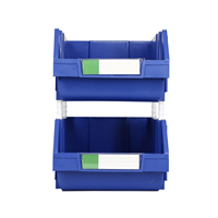 Boîtes de rangement suspendues au-dessus du bureau en PP robuste, installation facile, ensemble d'organisation pour bureau