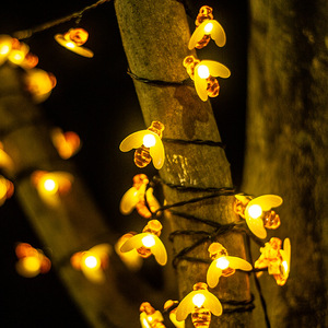 Solar Bee Light <b>Strings</b> Outdoor Waterproof Led <b>Garden</b> Decoration Lights For Lawn Yard Patio - Product Image 4