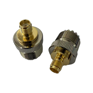 Adaptador de Cobre SMA/UHF-KK, Conector Adaptador de SMA Hembra a N Hembra - Product Image 1