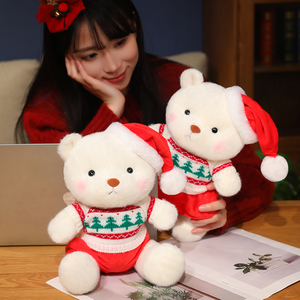 Vendita calda Unisex di natale orso peluche peluche in morbido cotone ricamato con animali tecniche regalo perfetto per <span class=keywords><strong>tutti</strong></span> i sessi - Product Image 4