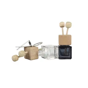 معطر جو معلق من Creed aventos معطر للسيارة يُثبت في فتحة التهوية زجاجة فارغة معطر جو زجاجي موزع معطر جو بمادة القصب لغرفة السيارة