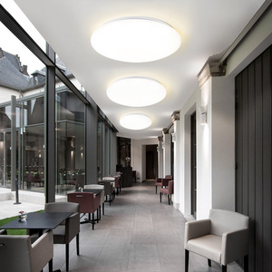 ไฟ LED เพดาน 8W 12W ทรงกลม พร้อมเซ็นเซอร์อัจฉริยะ ควบคุมด้วยเสียง สำหรับโถงทางเดิน ระเบียงทางเข้า - Product Image 2