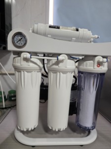 Système de filtration par osmose inverse CE ROHS pour la maison, le bureau, l'hôtel, 5 étapes, cadre en acier inoxydable, filtration à 5 étapes - Product Image 3