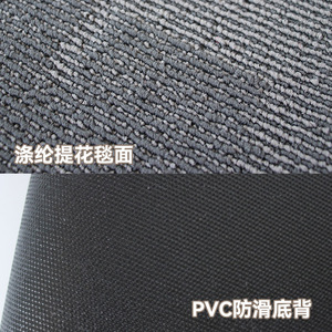 Alfombra de Oficina en Losetas Cuadradas con Rayas, Poliéster Ignífugo, Serie Kd606 607, Uso Comercial - Product Image 5