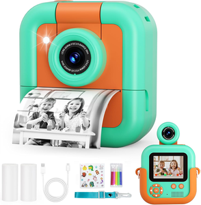 Cámara Instantánea para Niños M8 con 180 Fotos °   Cámara Digital de Juguete con Lente Selfie Flip de 2.4 Pulgadas y 1080P, Regalo de Cumpleaños para Niños - Product Image 1